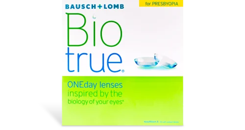 Biotrue ONEday for Presbyopia 90pk box front