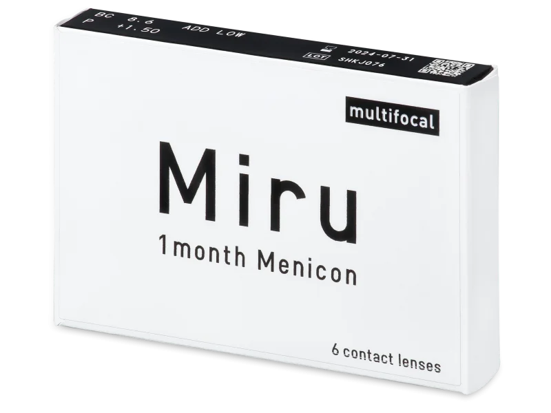 Miru 1 Month Multifocal 6pk box front