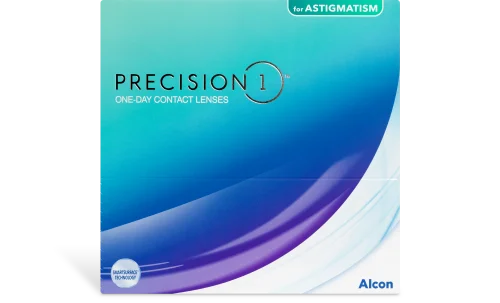Precision1 for Astigmatism 90PK box front
