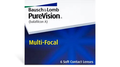 PureVision Multi-Focal 6 pack box front