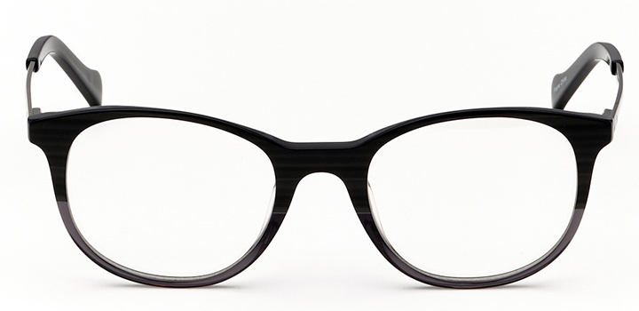 Latimer:Round Eyeglasses in Black | Optical Stanton