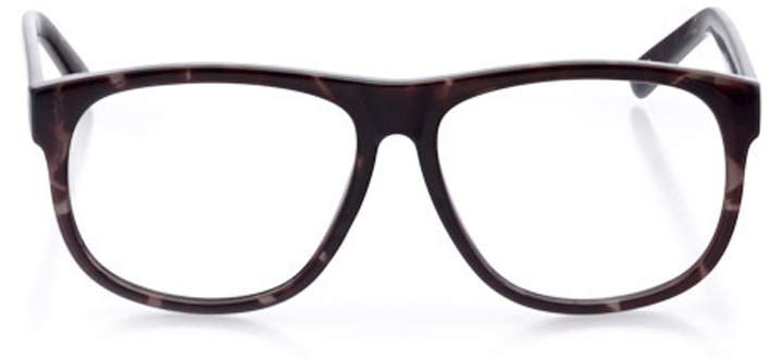 Asheville: Men's Round Eyeglasses in Brown