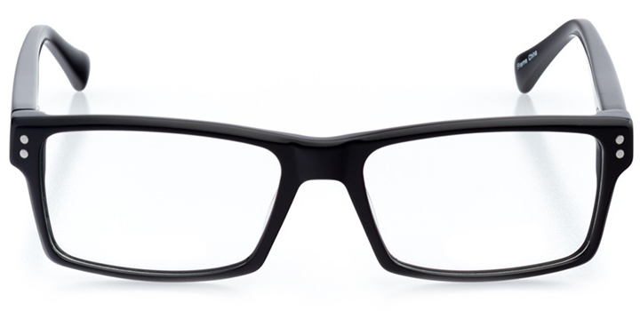 knoxville: men's rectangle eyeglasses in gray - front view