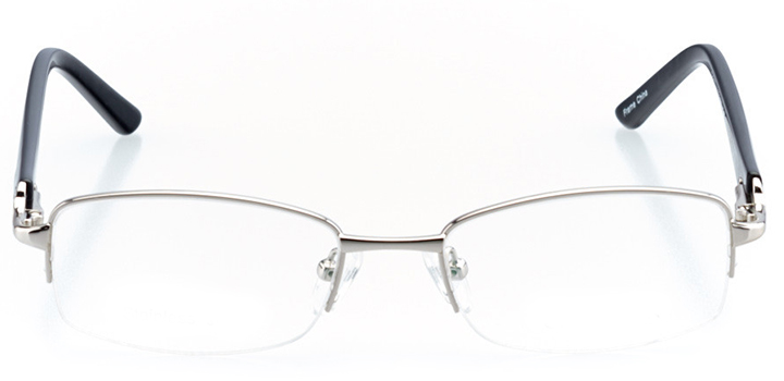 talence: women's rectangle eyeglasses in black - front view