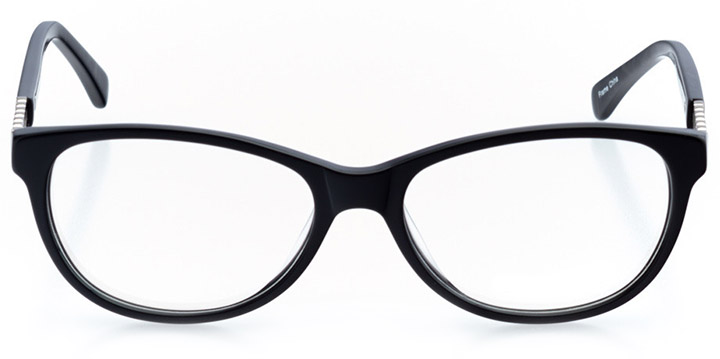 montrouge: women's cat eye eyeglasses in black - front view