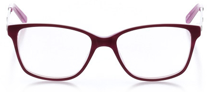 orlando: women's square eyeglasses in purple - front view