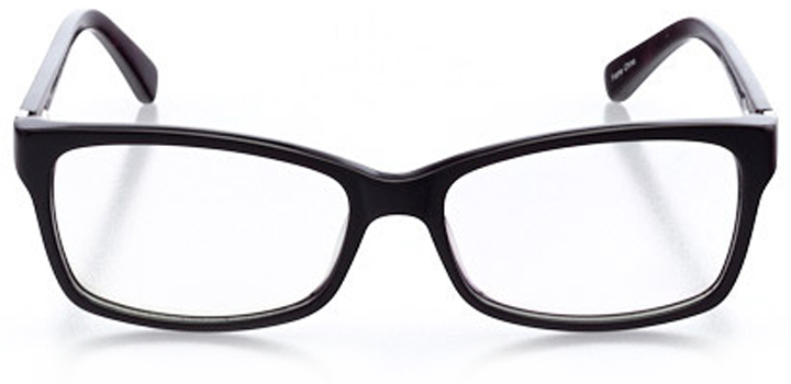 minsk: women's rectangle eyeglasses in purple - front view