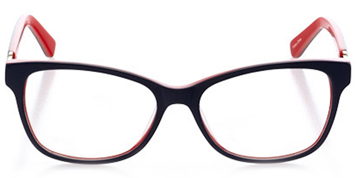manhattan: women's cat eye eyeglasses in orange - front view