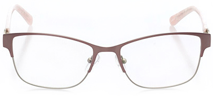 vernier: women's cat eye eyeglasses in pink - front view