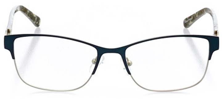 vernier: women's cat eye eyeglasses in blue - front view