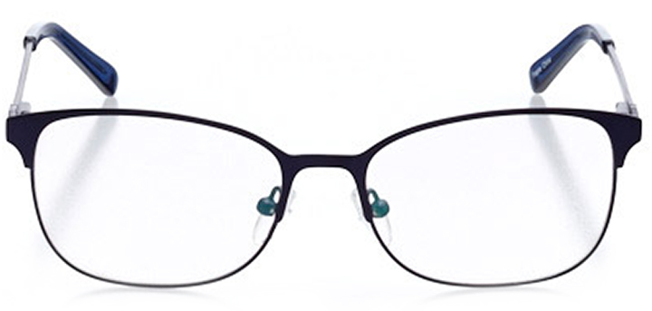 bellinzona: women's oval eyeglasses in blue - front view