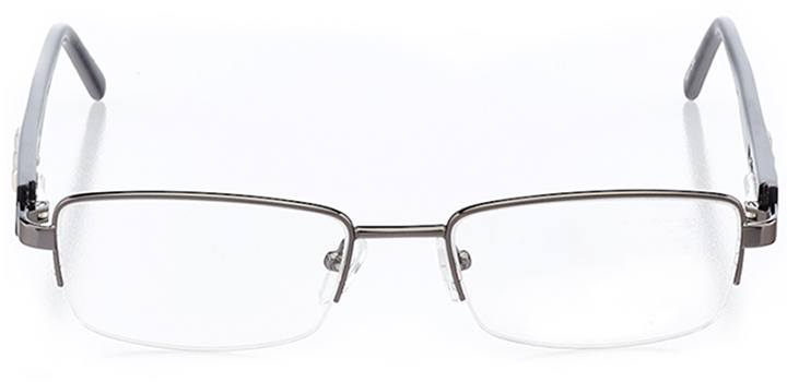 matera: women's rectangle eyeglasses in gray - front view
