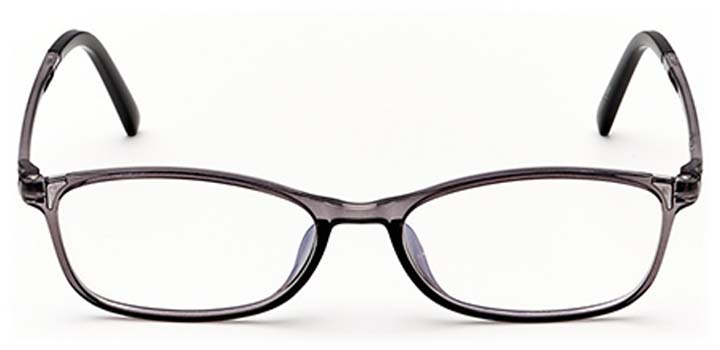 Carrollton : - left side view eyeglasses in Green - front view