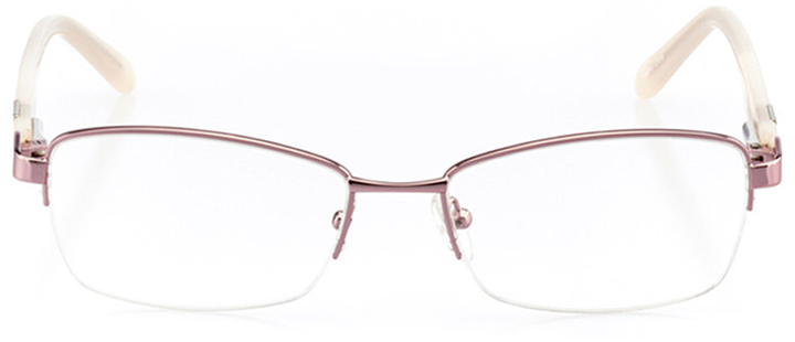 casablanca: women's square eyeglasses in pink - front view