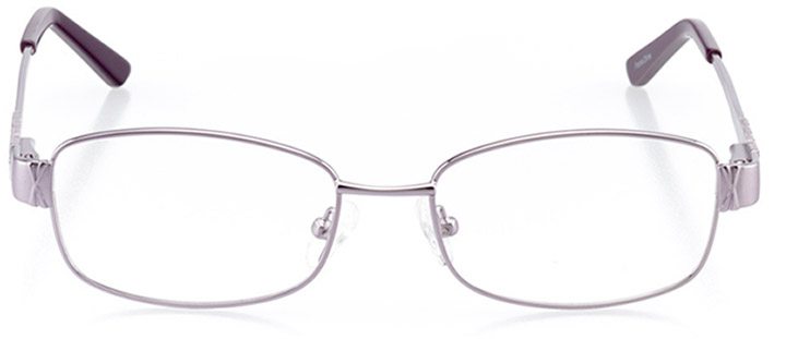 annaba: women's rectangle eyeglasses in purple - front view