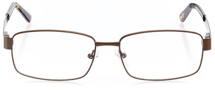bastia: men's square eyeglasses in tortoise - front view