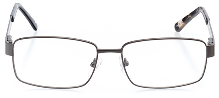 bastia: men's square eyeglasses in gray - front view