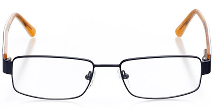 colorado springs: men's rectangle eyeglasses in orange - front view