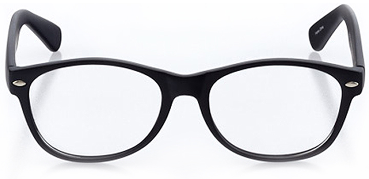 innsbruck: round eyeglasses in black - front view