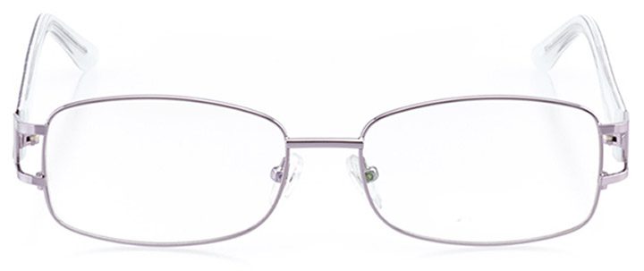 marlow: women's rectangle eyeglasses in purple - front view