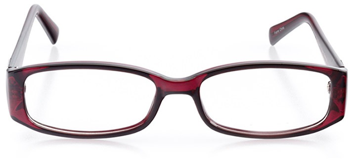 lienz: women's rectangle eyeglasses in purple - front view
