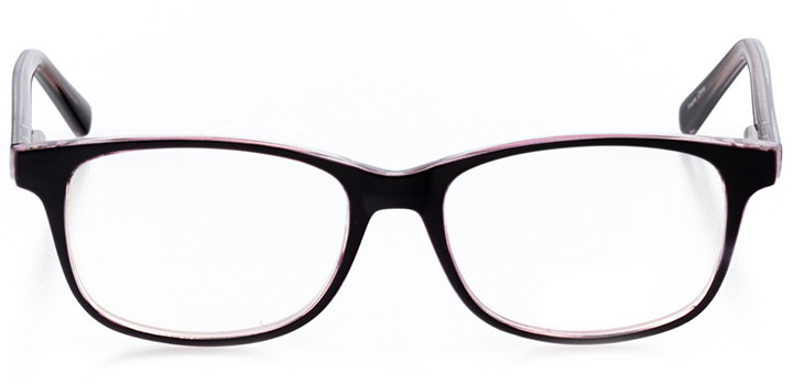 moscow: women's square eyeglasses in red - front view
