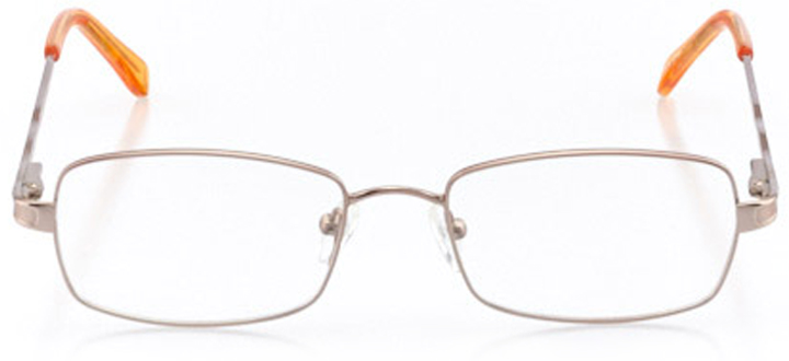 sonoma: women's rectangle eyeglasses in brown - front view