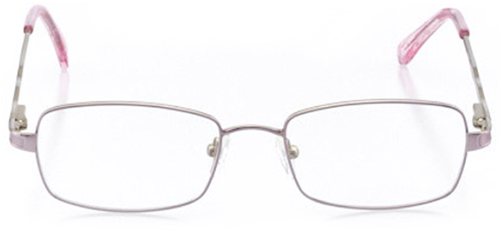 sonoma: women's rectangle eyeglasses in purple - front view