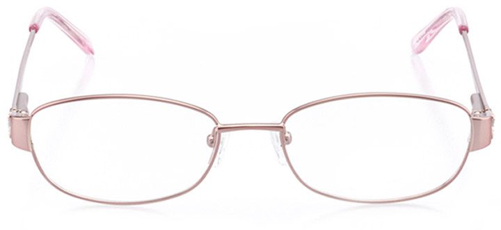 taylor: women's oval eyeglasses in pink - front view