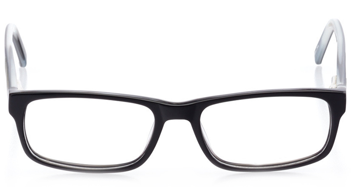miami: men's rectangle eyeglasses in gray - front view