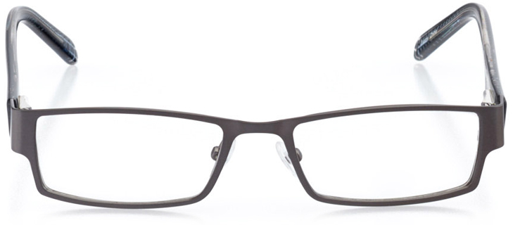 davenport: boys' rectangle eyeglasses in blue - front view