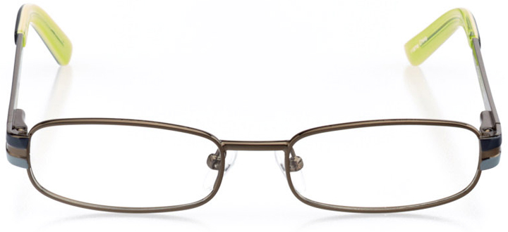 victoria: boys' rectangle eyeglasses in gray - front view