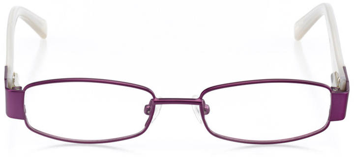 tampa: girls' rectangle eyeglasses in purple - front view