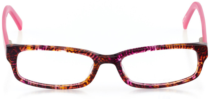 flagstaff: girls' rectangle eyeglasses in pink - front view