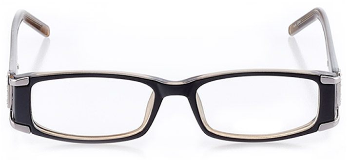 beverly hills: women's rectangle eyeglasses in black - front view
