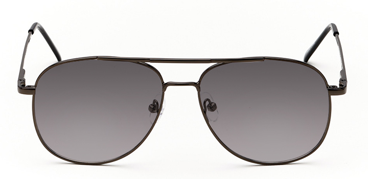 Newton :Aviator Eyeglasses in Silver | Stanton Optical