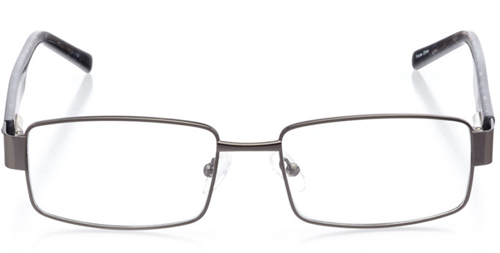 chapel hill: men's square eyeglasses in gray - front view