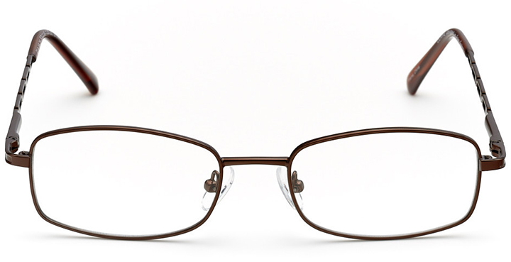 rectangle brown glasses