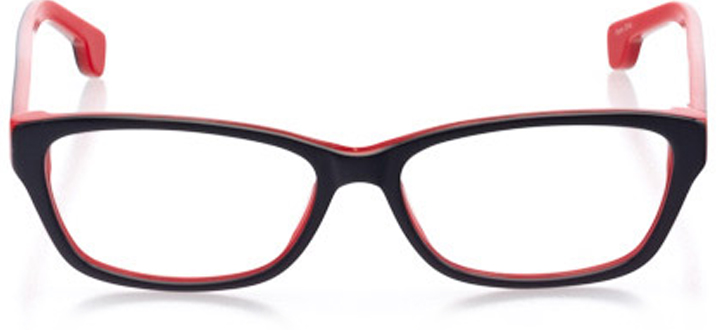 westerly: women's cat eye eyeglasses in red - front view
