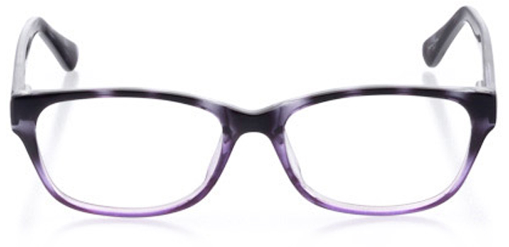 new orleans: women's cat eye eyeglasses in purple - front view