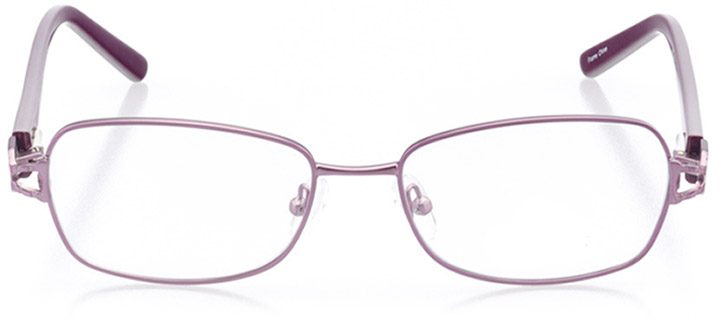 chiavari: women's rectangle eyeglasses in purple - front view