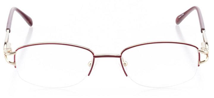 san remo: women's oval eyeglasses in purple - front view