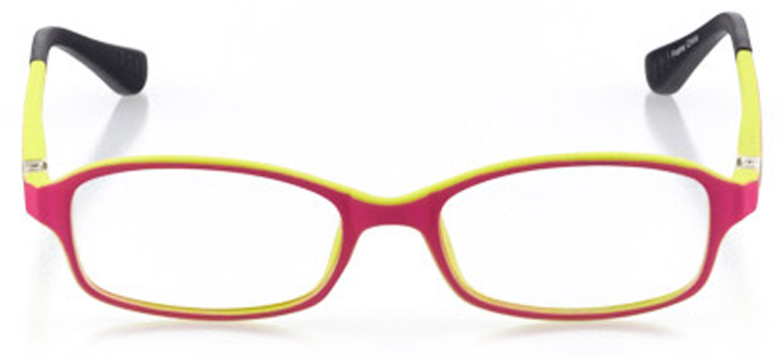 mendocino: girls' rectangle eyeglasses in purple - front view
