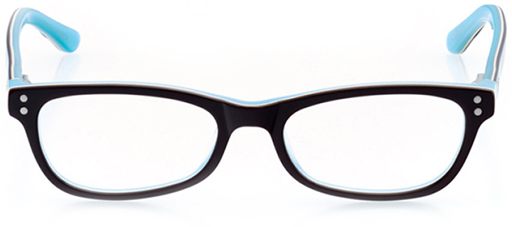 bellingham: rectangle eyeglasses in brown - front view