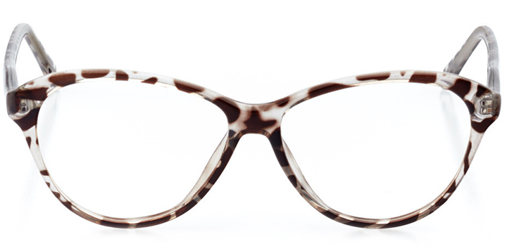 dresden: women's cat eye eyeglasses in gray - front view
