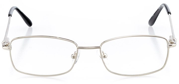melilla: women's rectangle eyeglasses in black - front view