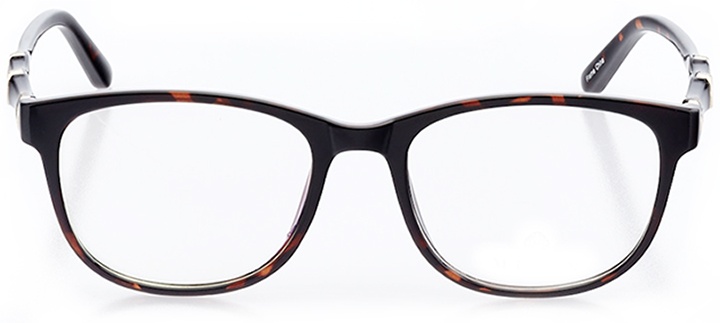 carpi: women's square eyeglasses in brown - front view