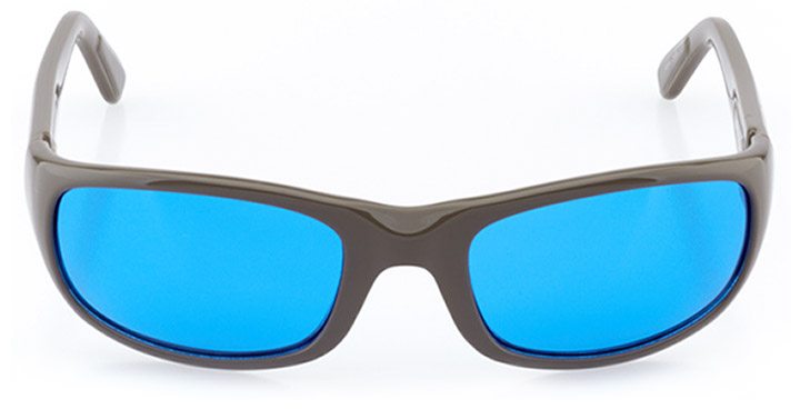 liestal: men's wrap sunglasses in gray - front view