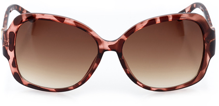mantes-la-jolie: women's butterfly sunglasses in pink - front view