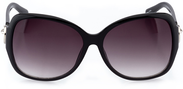 cambrai: women's butterfly sunglasses in black - front view